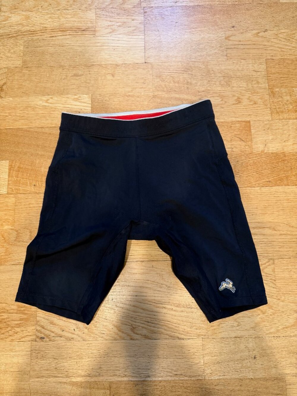 Tracksmith Reggie Half Tights Lined (men's size small, color is black)